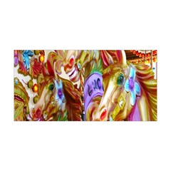 3 Carousel Ride Horses Yoga Headband by Nexatart