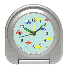 Car Yellow Blue Orange Travel Alarm Clocks