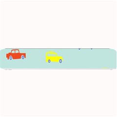 Car Yellow Blue Orange Small Bar Mats by Mariart