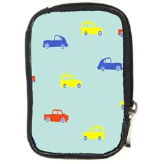 Car Yellow Blue Orange Compact Camera Cases by Mariart