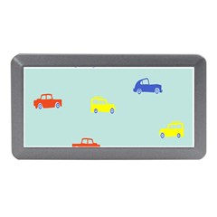 Car Yellow Blue Orange Memory Card Reader (mini) by Mariart