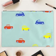 Car Yellow Blue Orange Cosmetic Bag (xxl)  by Mariart