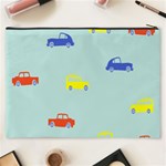 Car Yellow Blue Orange Cosmetic Bag (XXXL)  Back