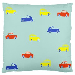 Car Yellow Blue Orange Standard Flano Cushion Case (two Sides) by Mariart