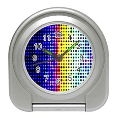 A Creative Colorful Background Travel Alarm Clocks by Nexatart