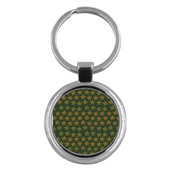 Stars Pattern Background Key Chains (round)  by Nexatart