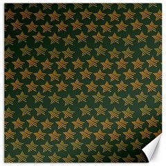 Stars Pattern Background Canvas 12  X 12   by Nexatart