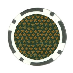 Stars Pattern Background Poker Chip Card Guard by Nexatart