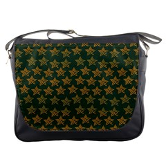 Stars Pattern Background Messenger Bags by Nexatart