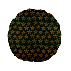 Stars Pattern Background Standard 15  Premium Round Cushions by Nexatart