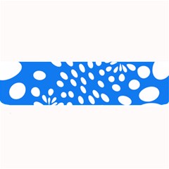 Circles Polka Dot Blue White Large Bar Mats by Mariart