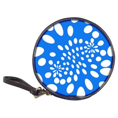 Circles Polka Dot Blue White Classic 20-cd Wallets by Mariart