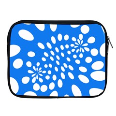 Circles Polka Dot Blue White Apple Ipad 2/3/4 Zipper Cases by Mariart