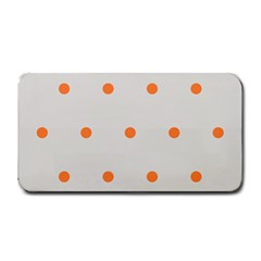 Diamond Polka Dot Grey Orange Circle Spot Medium Bar Mats by Mariart