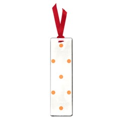 Diamond Polka Dot Grey Orange Circle Spot Small Book Marks by Mariart