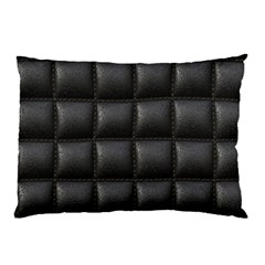 Black Cell Leather Retro Car Seat Textures Pillow Case by Nexatart