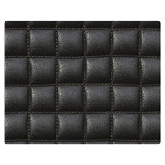 Black Cell Leather Retro Car Seat Textures Double Sided Flano Blanket (medium)  by Nexatart