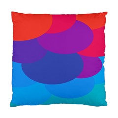 Circles Colorful Balloon Circle Purple Blue Red Orange Standard Cushion Case (one Side) by Mariart