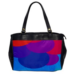 Circles Colorful Balloon Circle Purple Blue Red Orange Office Handbags by Mariart