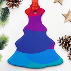 Circles Colorful Balloon Circle Purple Blue Red Orange Ornament (christmas Tree)  by Mariart