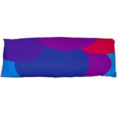 Circles Colorful Balloon Circle Purple Blue Red Orange Body Pillow Case (dakimakura)