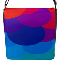 Circles Colorful Balloon Circle Purple Blue Red Orange Flap Messenger Bag (s) by Mariart