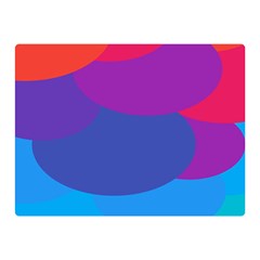 Circles Colorful Balloon Circle Purple Blue Red Orange Double Sided Flano Blanket (mini)  by Mariart