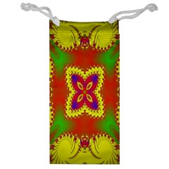 Digital Color Ornament Jewelry Bag by Nexatart