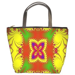 Digital Color Ornament Bucket Bags by Nexatart