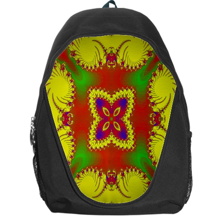 Digital Color Ornament Backpack Bag