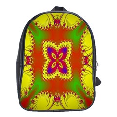 Digital Color Ornament School Bags (xl)  by Nexatart