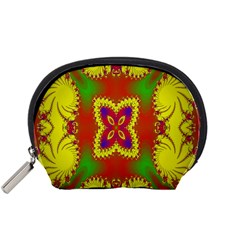 Digital Color Ornament Accessory Pouches (small)  by Nexatart