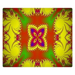 Digital Color Ornament Double Sided Flano Blanket (small)  by Nexatart