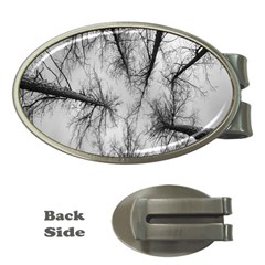 Trees Without Leaves Money Clips (oval)  by Nexatart