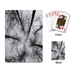 Trees Without Leaves Playing Card by Nexatart