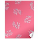 Branch Berries Seamless Red Grey Pink Canvas 12  x 16   11.86 x15.41  Canvas - 1