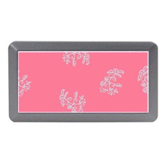 Branch Berries Seamless Red Grey Pink Memory Card Reader (mini) by Mariart