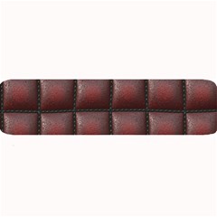 Red Cell Leather Retro Car Seat Textures Large Bar Mats by Nexatart