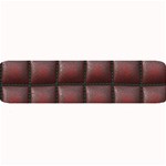 Red Cell Leather Retro Car Seat Textures Large Bar Mats 32 x8.5  Bar Mat