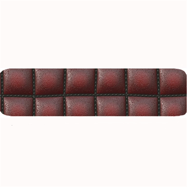 Red Cell Leather Retro Car Seat Textures Large Bar Mats