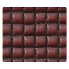 Red Cell Leather Retro Car Seat Textures Double Sided Flano Blanket (small)  by Nexatart