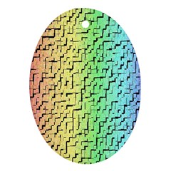 A Creative Colorful Background Ornament (oval) by Nexatart