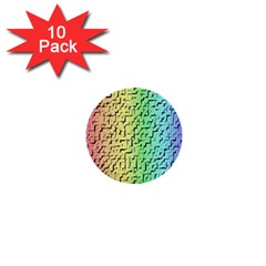 A Creative Colorful Background 1  Mini Buttons (10 Pack)  by Nexatart