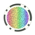 A Creative Colorful Background Poker Chip Card Guard Front