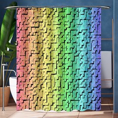 A Creative Colorful Background Shower Curtain 60  X 72  (medium)  by Nexatart