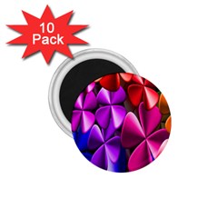 Colorful Flower Floral Rainbow 1 75  Magnets (10 Pack)  by Mariart