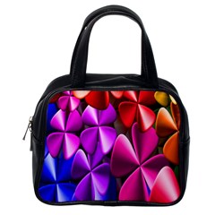 Colorful Flower Floral Rainbow Classic Handbags (one Side) by Mariart