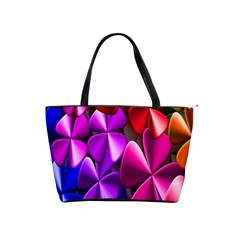 Colorful Flower Floral Rainbow Shoulder Handbags by Mariart