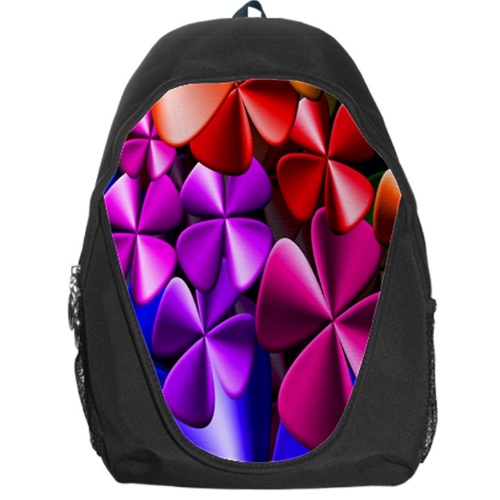 Colorful Flower Floral Rainbow Backpack Bag