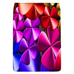 Colorful Flower Floral Rainbow Flap Covers (l)  by Mariart